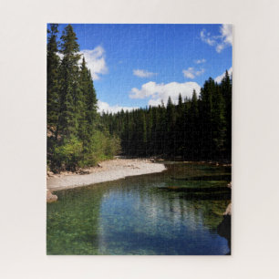 Canoe Meadows Kananaskis Canada Foto Puzzle