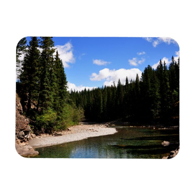 Canoe Meadows Kananaskis Canada Photo Magnet (Horizontal)