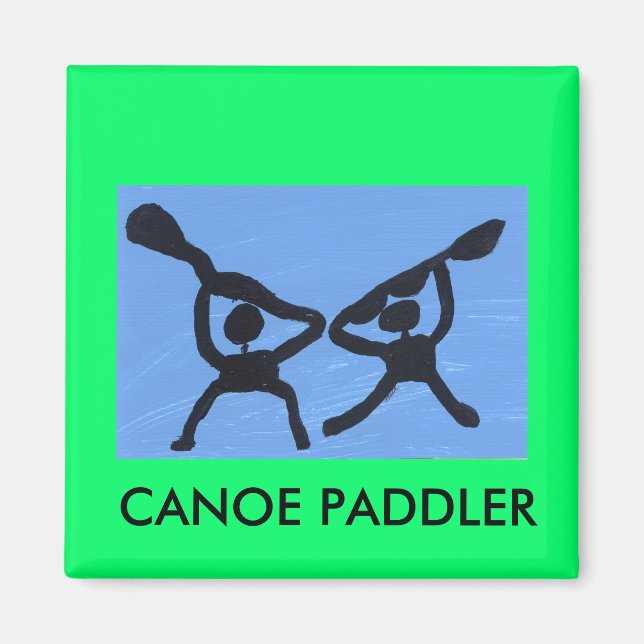 CANOE PADDLER MAGNET (Vorne)