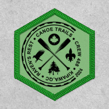 Canoe Trails Hex Patch 2024