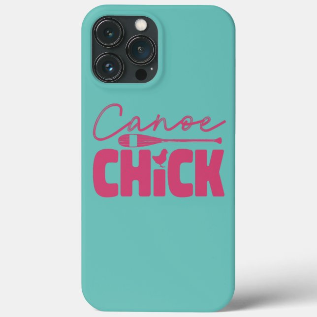 Canoeing Canoeing Girl Chicken Canoe Chick  Case-Mate iPhone Hülle (Rückseite)