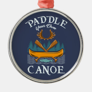 Canoeing Kayaking Geschenk Ornament Aus Metall