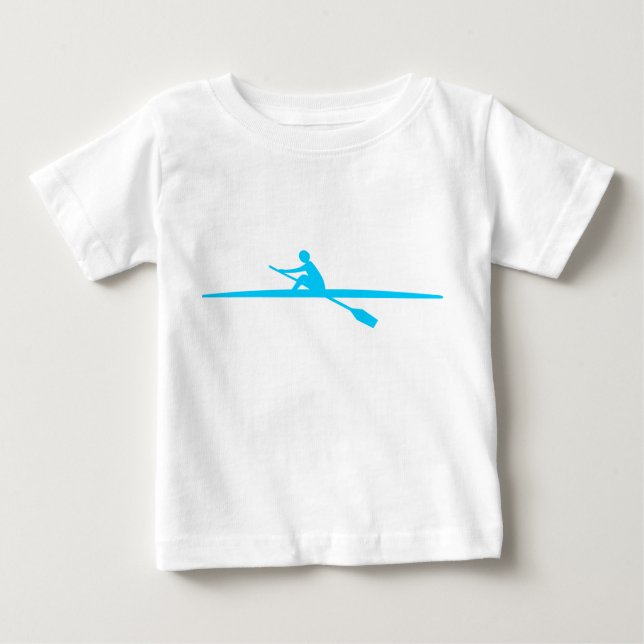 Canoeing - Sky Blue Baby T-shirt (Vorderseite)