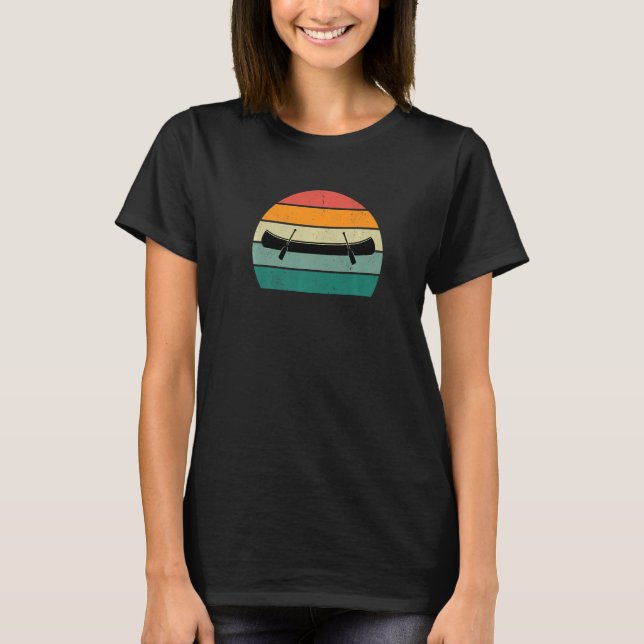 Canoeist canoeing kayak slalom canoe paddle paddli T-Shirt (Vorderseite)
