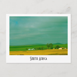 Canola Fields South Africa Landscard Postkarte