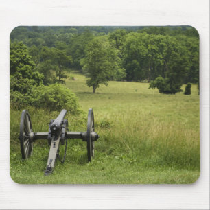 Canon am Friedhofs-Hügel Gettysburg Pennsylvania Mousepad