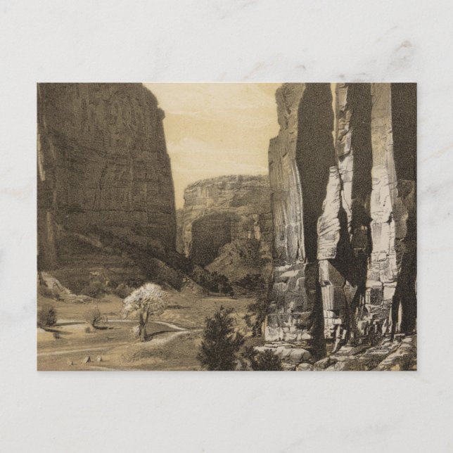 Canon de Chelle, NM Postkarte (Vorderseite)