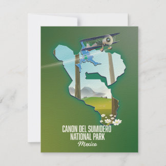 Canon del Sumidero, Mexiko Karte