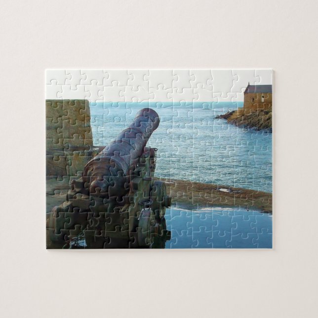 Canon Porthleven Cornwall England Puzzle (Horizontal)