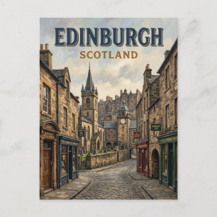 Canongate Edinburgh Schottland Postkarte