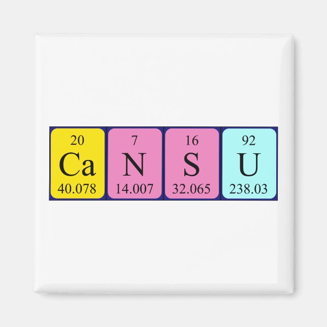 Cansu Periodenmagnet Magnet (Vorne)