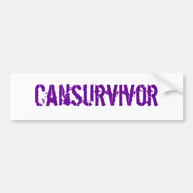 Cansurvivor Autoaufkleber (Vorne)