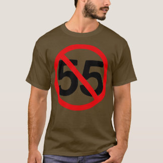 Cant Drive 55 mph 80er Retro Rock Not leidet T-Shirt