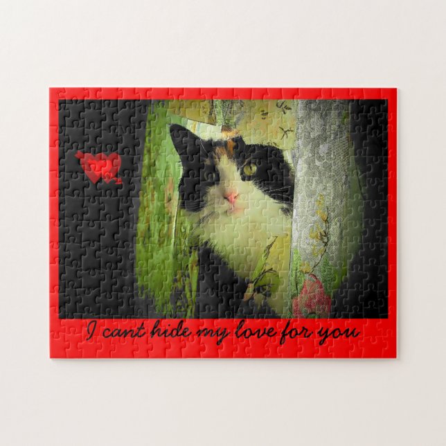Cant hide - Valenpuzzle Puzzle (Horizontal)