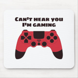 Cant höre, dass du im Gaming-Spaß spielst Mousepad