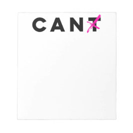 Can't into Can Notepad Notizblock