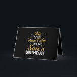 Cant Keep Calm Its My Son Birthday Gift For Son Karte<br><div class="desc">Cant Behielt Calm Sein Sohn zum Geburtstag ist ein tolles Geschenk für den Sohn einer schwangeren Mutter. Das ist auch ein tolles Geschenk für den Geburtstag eines Sohnes. Dieses größte große Sohn Design ist eine tolle Geschenkidee für bald große Söhne zu sein. Gutes Geschenk für einen Sohn zu sein, Schwangerschaftsankündigung...</div>