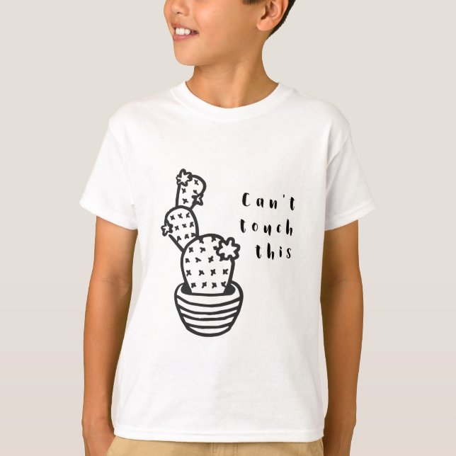 Cant Touch Cactus T-Shirt (Vorderseite)