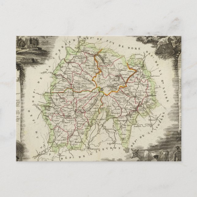 Cantaloupe Postkarte (Vorderseite)