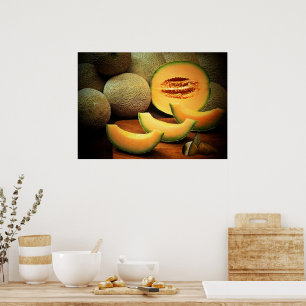 Cantaloupe Print Poster