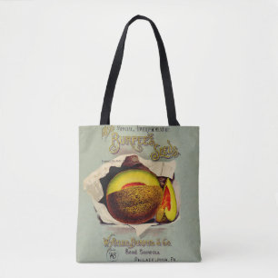 Cantaloupe Seed Advertising Art Antique