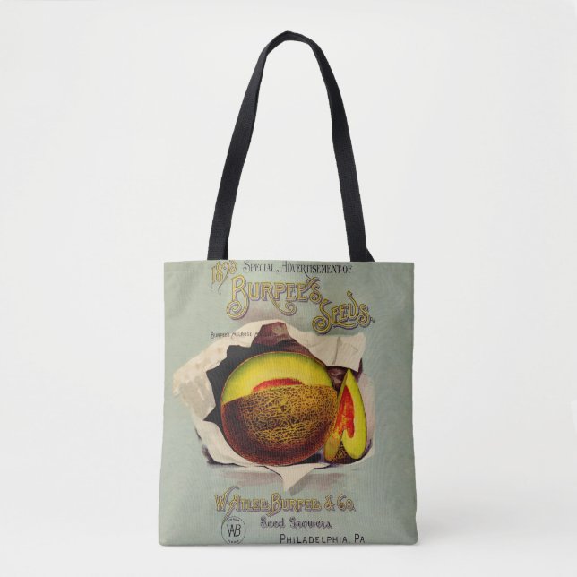 Cantaloupe Seed Advertising Art Antique (Vorderseite)