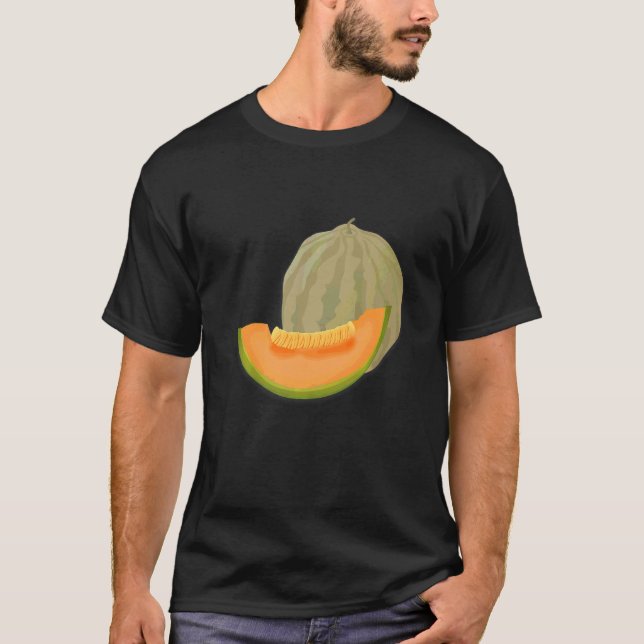 Cantaloupe Summer Melon Fruit Fun 1 T-Shirt (Vorderseite)