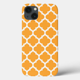 Cantaloupe White marokkanische Quatrefoil Muster # Case-Mate iPhone Hülle