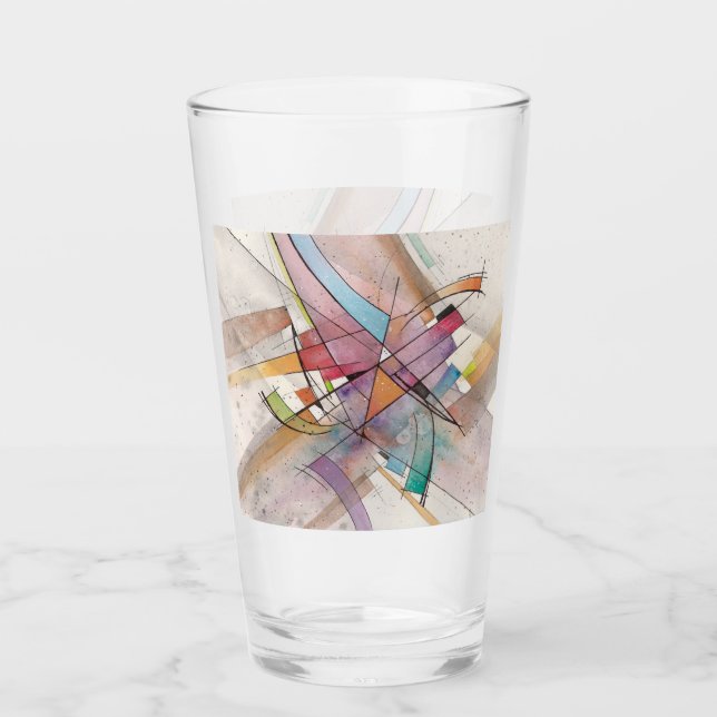 CANTATA in PASTEL MAJOR Abstrakt Art Glas (Vorderseite)