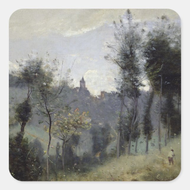 Canteleu bei Rouen Quadratischer Aufkleber (Vorderseite)