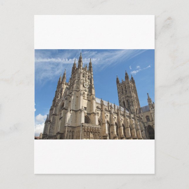 Canterbury Cathedral Kent England Postkarte (Vorderseite)