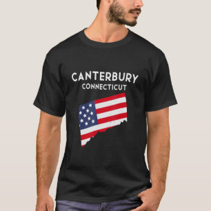 Canterbury Connecticut USA Staat America Travel Co T-Shirt