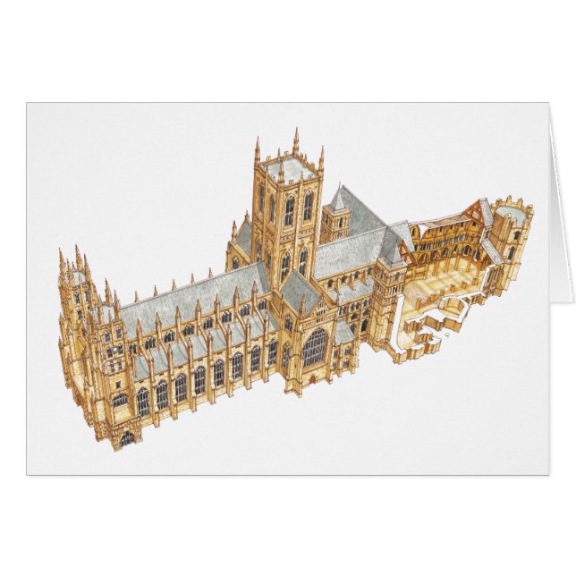 Canterbury-Kathedrale. Großbritannien (Vorderseite (Horizontal))
