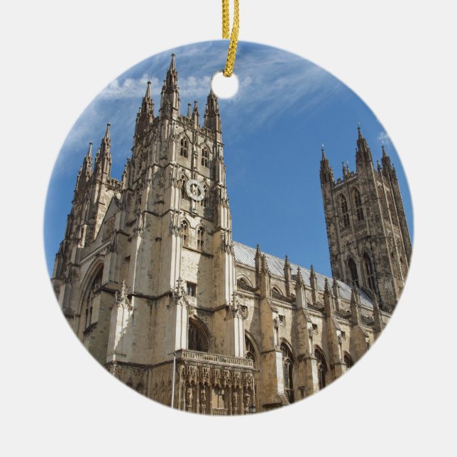 Canterbury-Kathedrale Kent England Keramik Ornament (Vorne)
