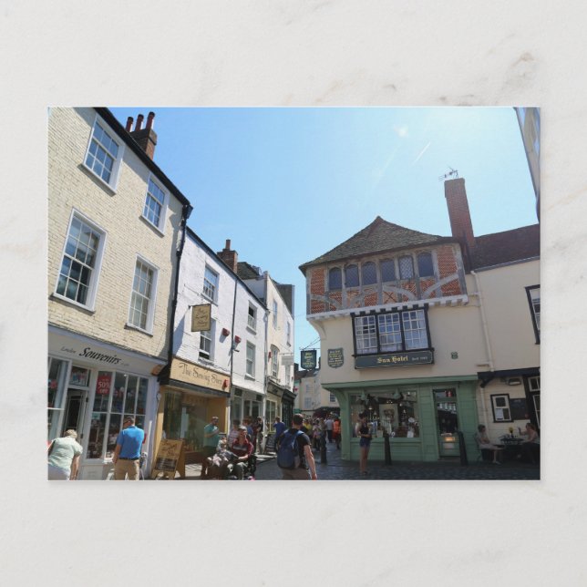 Canterbury, Kent, UK Postkarte (Vorderseite)