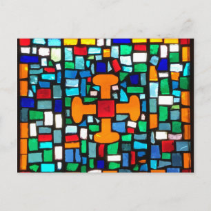 Canterbury Window Postcard Postkarte