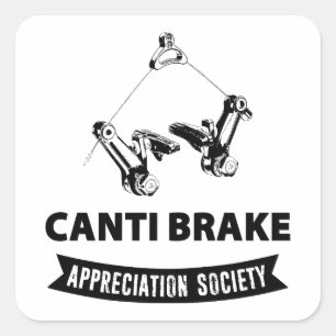 Canti Brake Assessment Society Quadratischer Aufkleber