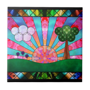 Canticle der Sun dekorativen Fliese/des Trivet Fliese