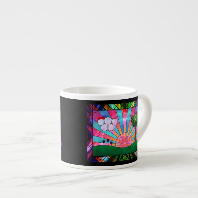 Canticle der Sun-Spezialitäten-Tasse Espressotasse (Vorderseite Rechts)