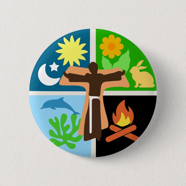 Canticle of Creation Pin Large Button (Vorderseite)