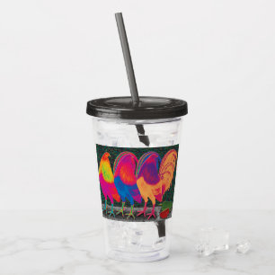Cantina Roosters Acryltrinkbecher