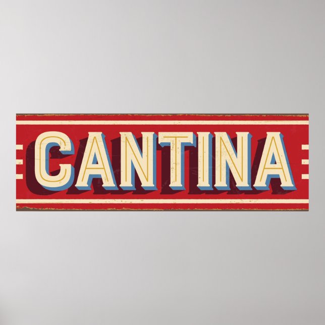 Cantina Sign Poster (Vorne)