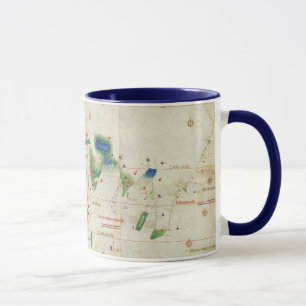 Cantino Planisphäre 1502 Tasse