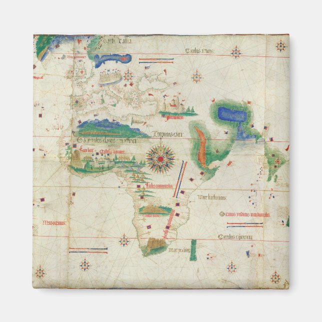 Cantino Planisphere | 1502 Magnet (Vorne)