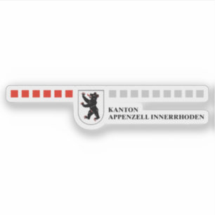 Canton Appenzell Innerrhoden Logo, Schweiz Aufkleber