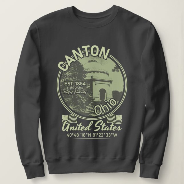 CANTON CITY - OHIO VINTAG SWEATSHIRT (Design vorne)