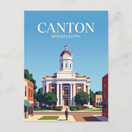 Canton Courthouse Square USA Postkarte