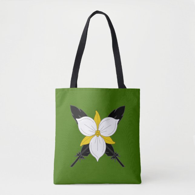 Canton Crows Gate Populace Abzeichen Tote Bag (Vorderseite)