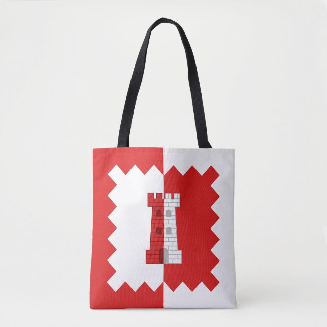 Canton Cydllan Downs Populace Abzeichen Tote Bag (Vorderseite)