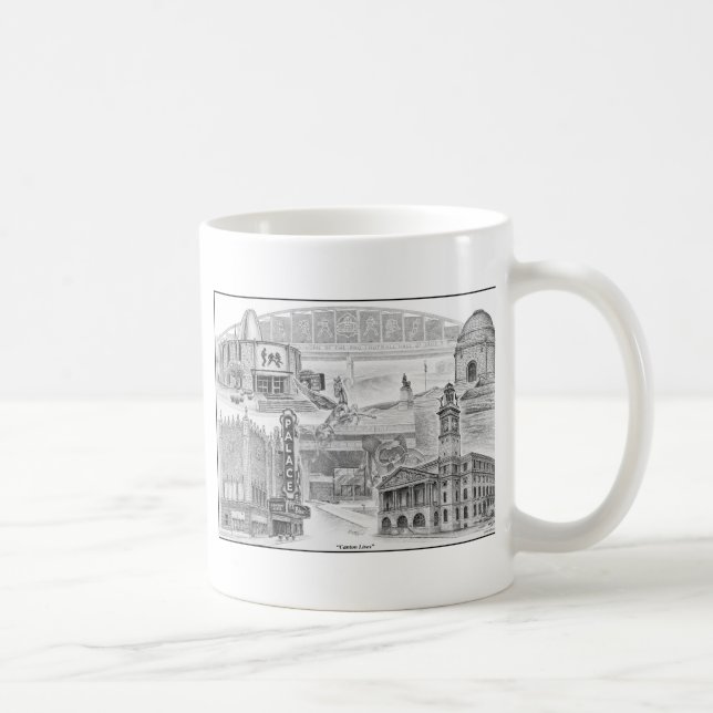 Canton Ohio Historische Sehenswürdigkeiten Tasse (Rechts)